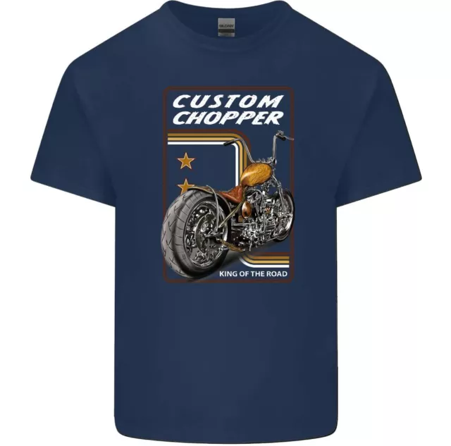 Custom Chopper T-Shirt Mens Biker Tee Top Motorbike Motorcycle Made Bike