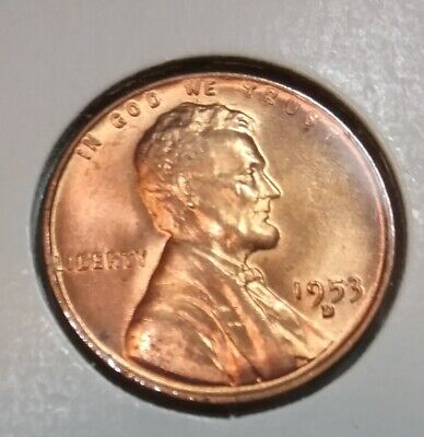 1953 Lincoln Wheat Cent  D - BU - Uncirculated