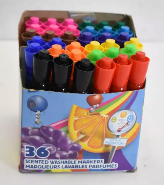 Mr. Sketch Scented Washable Markers Classroom Pack Assorted Chisel 36 Pack