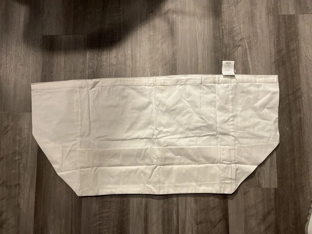 Restoration Hardware Baby & Child Bordered Cotton Hamper Liner White NWT