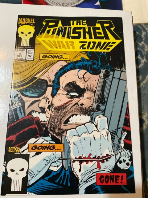 The Punisher: War zone #9, 1992 Marvel Comic HIGH GRADE