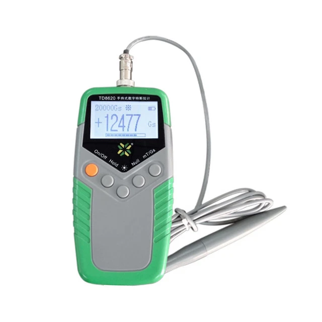 Teslameter TESLA METER TESLAMETER Gaussmeter Surface Magnetic Field Tester with ± ...