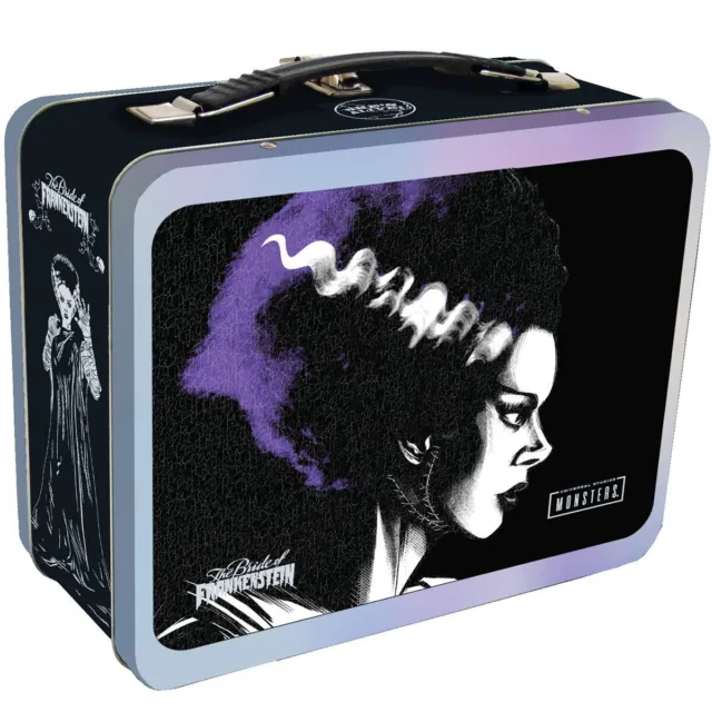 The Bride Of Frankenstein Tin Tote Full Size Lunch Box Horror Universal Monsters