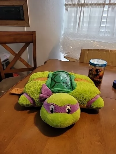 TMNT Donatello Pillow Pets Dream Lites Teenage Mutant Ninja Night Light Works