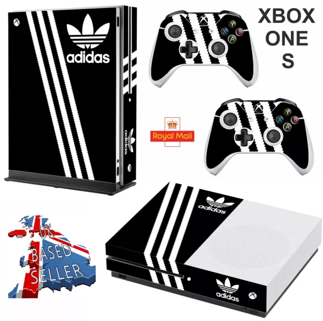 ADIDAS BLACK White Xbox One S Slim Protective Skin Decal Vinyl Sticker Wrap 9.95 PicClick UK