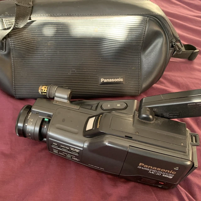 PANASONIC VIDEO CAMERA MC20 Movie Camcorder VHS C Model NVMC20B