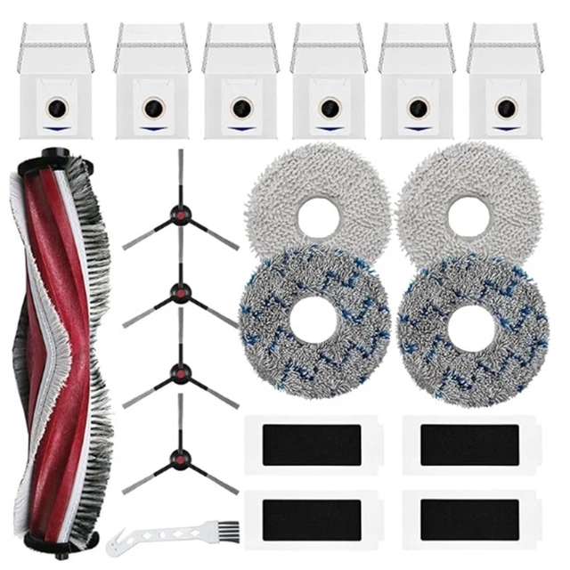 Kit D'entretien Pour Robot Aspirateur Venga VG RVC 3000 - 8 Pièces (4 Brosses Latérales + Filtres), Neuf