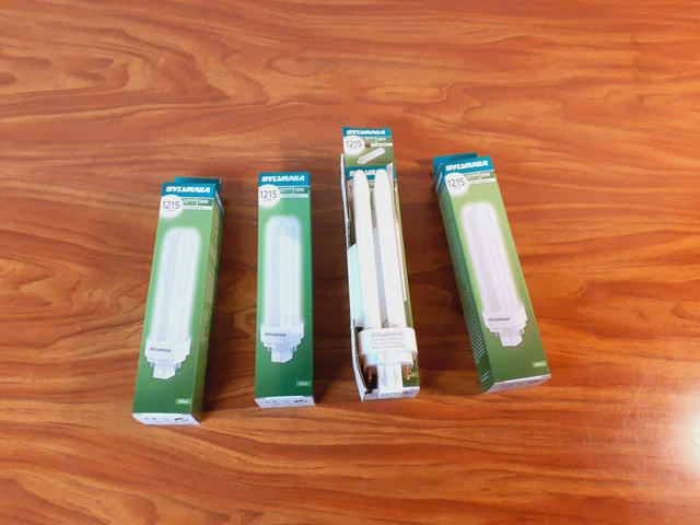 Lot De 2 Ampoules SYLVANIA LYNX SUPERIA 18W 4000K - Culot G24q-2 - Neuf Sous Blister