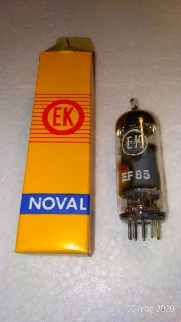 Valvola - tube EF85 NOS EI Elektroindustrija con scatola - boxed Eq. 6BY7