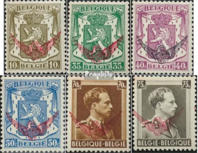 Belgique d20-d25 neuf 1936 timbre de sérvice