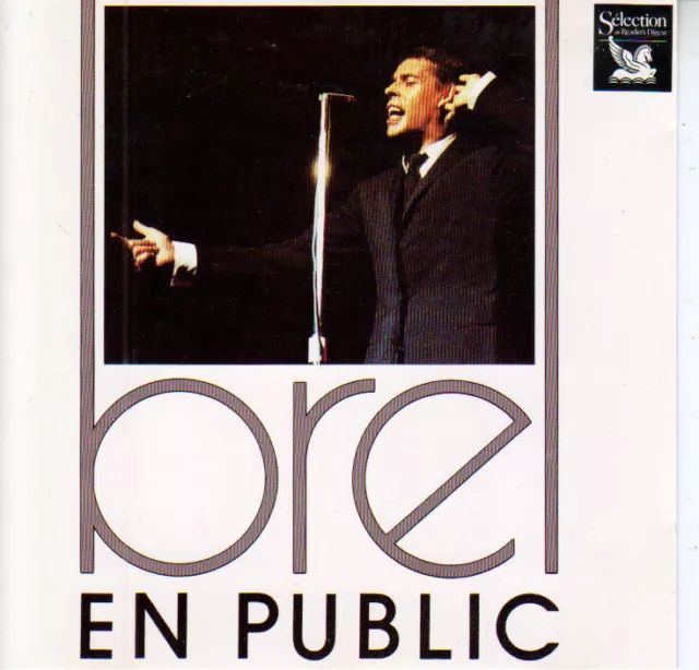 Cd Audio.../...Jacques Brel.../...En Public.../...Madeleine.......le Plat Pays..