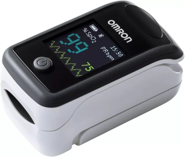 Omron P300 Intelli IT Fingertip Pulse Oximeter Blood Oxygen Bluetooth BoxTT