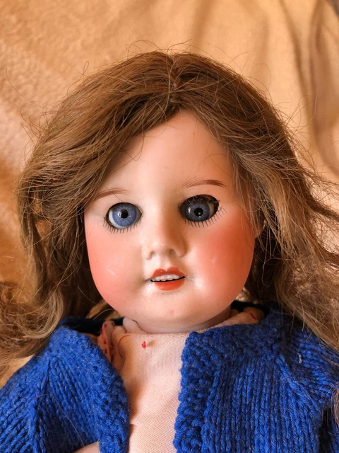 Poupée ancienne SFBJ 60 Paris Taille 4 yeux dormeurs vêtements collection 35 CM