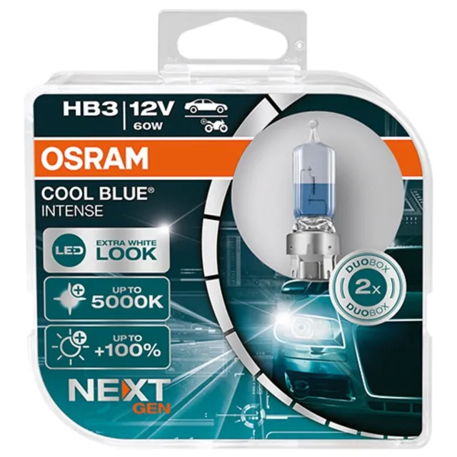 OSRAM COOL BLUE INTENSE next Generation HB3 Glühlampe Fernscheinwerfer 60W 12V