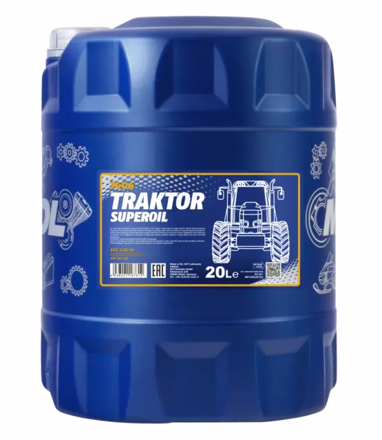 20 Liter MANNOL Traktor Superoil 15W-40 Motoröl  API SG/CD mineralish