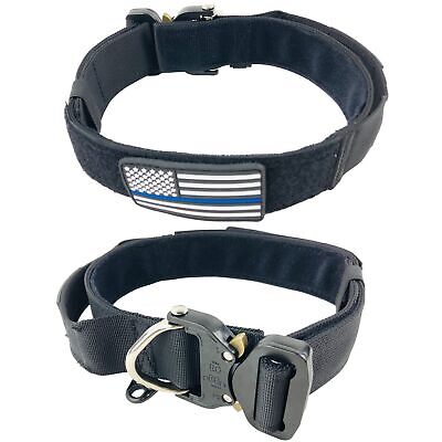 ZeusTacK9 Tactical Dog Collar Working K9 Or Pet - 1.5 Inch Wide Nylon Heavy D...
