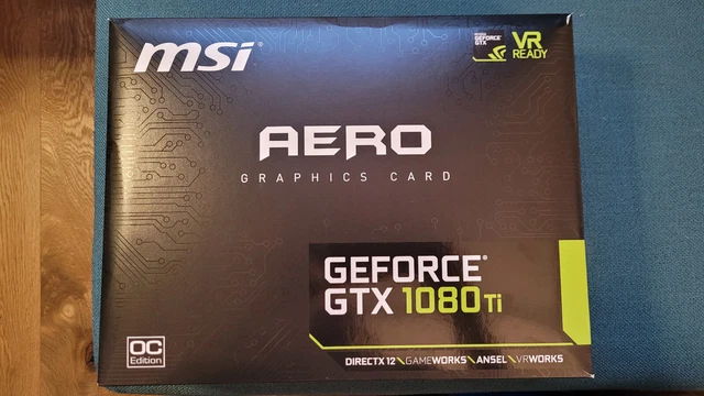 MSI GeForce GTX 1080 Ti AERO 11G OC WITH EK-FC1080 GTX Ti - Nickel WATERBLOCK