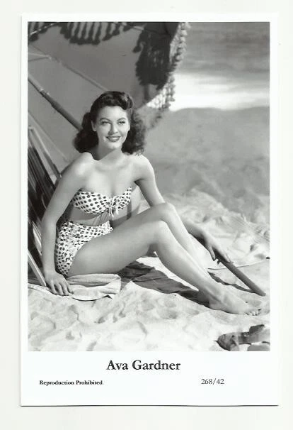 (Bx29) Ava Garner Swiftsure Photo Postcard (268/42) Filmstar Pin Up Glamor