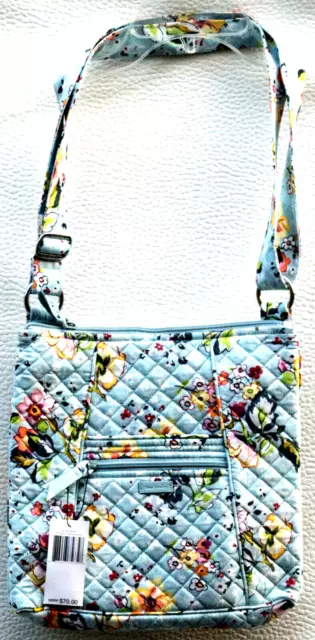 Vera Bradley Zip Top Hipster Crossbody Bag in Floating Garden.  NWT