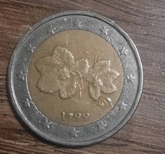 2 EURO MÜNZE Finnland 1999 M Moltebeere-Blume Fehlprägung EUR 2.000,00