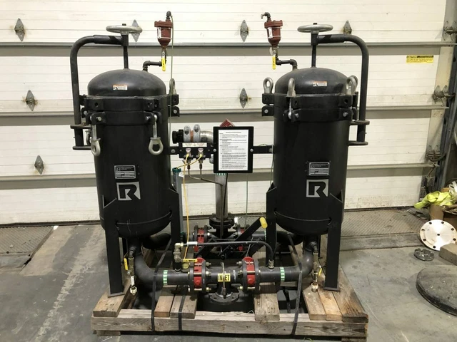 Rosedale Products D1830-3F-1-150 -CVNPB Duplex Bag Filter System 150PSIG