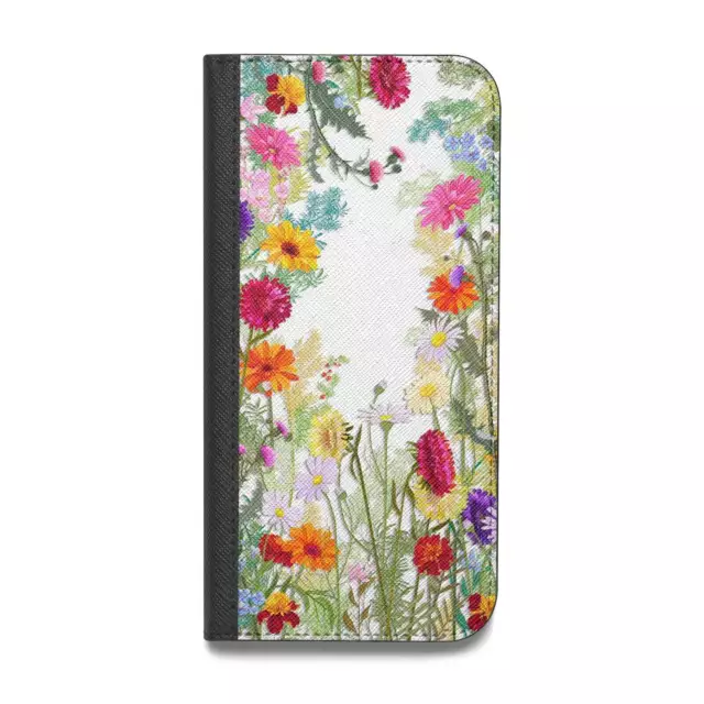 Wildflower Vegan Leather Flip iPhone Case for iPhone