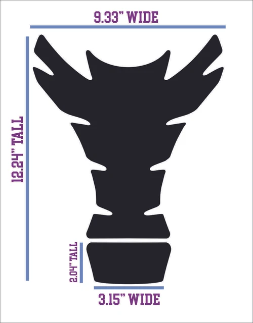 POUR PEUT AM Spyder F3 3D Gel Moto Réservoir Patin Protection Kamikaze