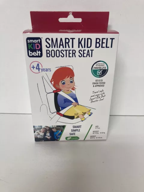Smart Kid Belt, Safest Pocket Size Car Booster Seat, Child Restraint System NEW