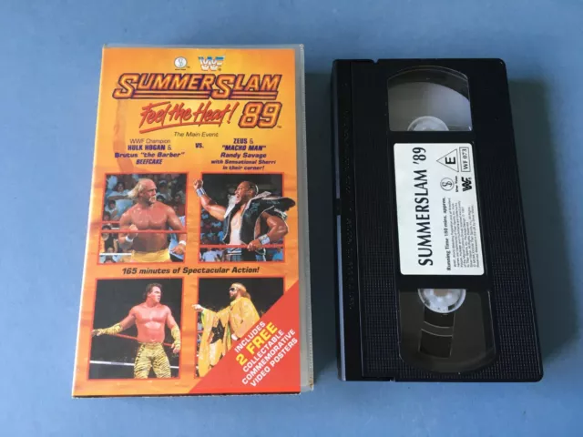 Wwf Summerslam 89,  Vhs Video Vintage