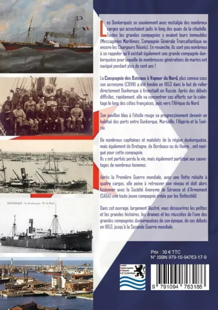 La Compagnie des Bateaux à Vapeur du Nord (CBVN) de 1853 à 1945, DUNKERQUE 3