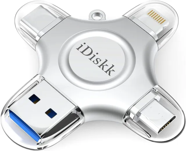 iDiskk MFI USB Flash Drive iPhone Photo Storage Stick for iPhone iPad Android