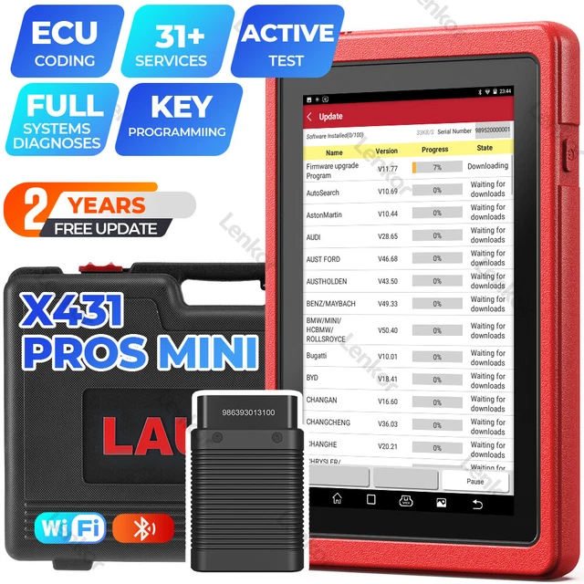 2023 LAUNCH X431 Pro Mini Dispositivo Diagnostico Auto OBD2 Scanner Key