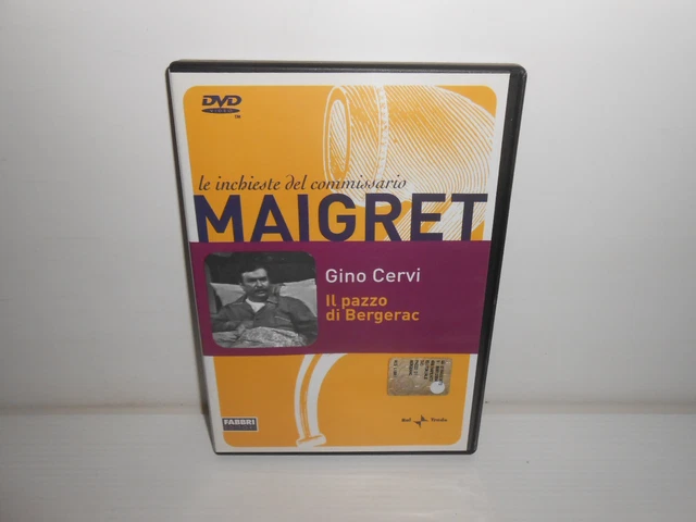 DVD IL PAZZO Di Bergerac Le Inchieste Del Commissario Maigret Fabbri
