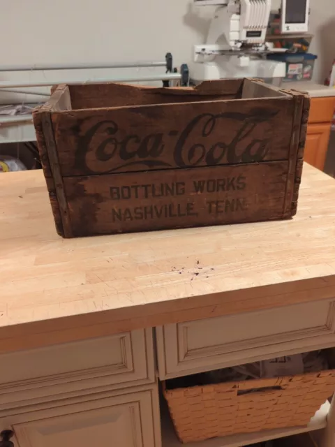 Antique Rare Coca-Cola Wooden Crate 1910s