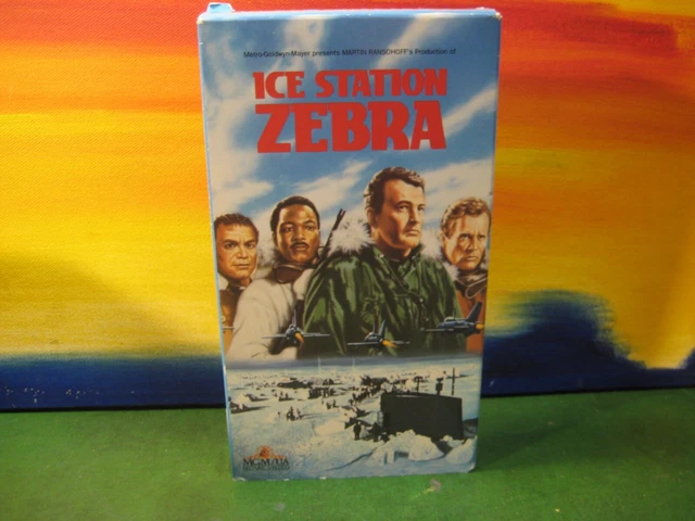 ICE STATION ZEBRA MGM/UA Martin Ransohoff Cold War Thriller Movie VHS ...