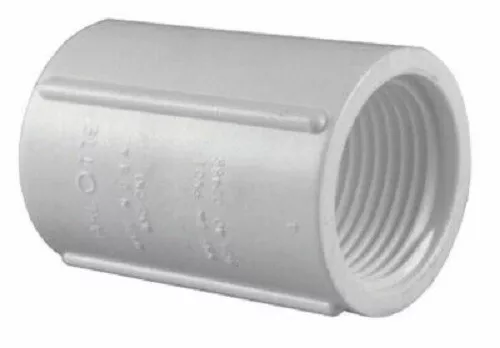 NEW  Charlotte Pipe 1 in. PVC Schedule 40 FPT x FPT Coupling