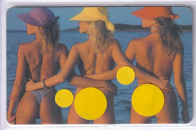 Sexy Charme Pin-Up Art Telecarte / Phonecard .. Usa 10U Touchtone Blonde Neuve
