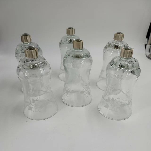 Poinsettia Peg Votives Embossed Christmas Rose Flower Candle Cups HOMCO PRICE PC