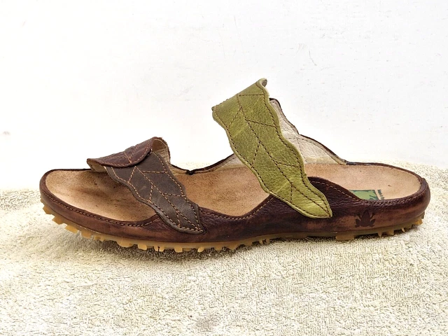 EL NATURALISTA LADIES sandals Leather Brown Khaki Green UK 8 EU 41 EUR 23 66 PicClick IT