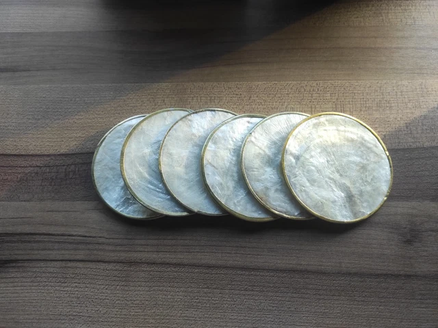 Lot De 12 Sous-verres + 2 Sous-plats Nassos Paradissi - Vintage Floral - Céramique