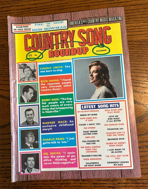 Jennings COUNTRY SONG ROUNDUP December 1967 #103 Waylon Jennings-Connie Smith ...