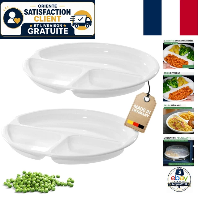 Promo Grande Assiette 3 Compartiments CrystalWave chez Tupperware Promo Grande Assiette 3 Compartiments CrystalWave chez Tupperware