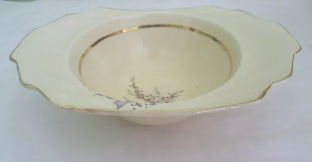 Vintage A J Wilkinson Honeyglaze Royal Staffordshire Pottery China Sugar Bowl