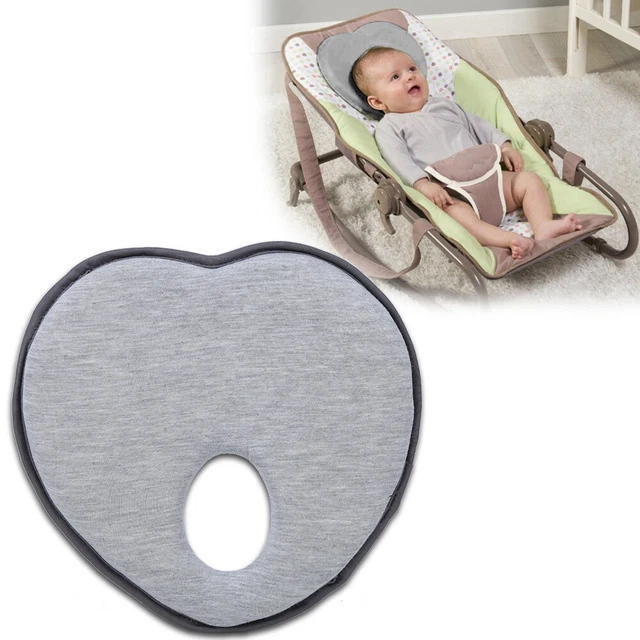 (Gray)Baby Pillow Safe Anti Roll Pillow Comfortable Kids For Newborn