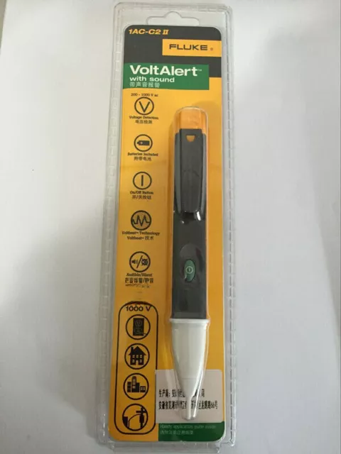 Fluke 1AC-C2-II Electric Power Voltage Tester VoltAlert Pen Detector AC200-1000V