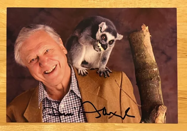 Sir David Attenborough, Photo, Hand Signed, 6x4