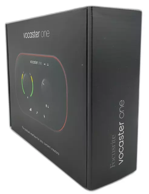 Focusrite Vocaster One Podcast Interface Audio Neuf Emballage D'Origine 3
