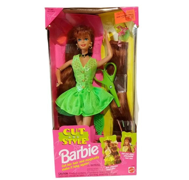 slim fit dress slacks Vintage Barbie SKIPPER 1963 doll with Clothes green dress coat brunett main image 0