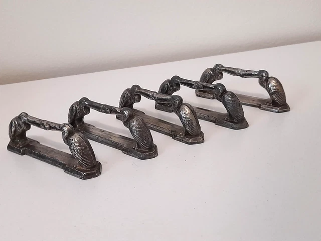 Porte couteau en étain thème animaux
