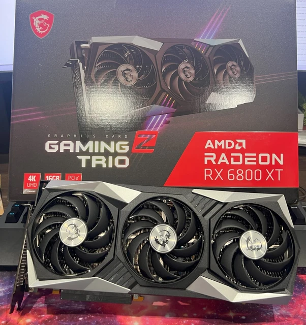 MSI RADEON RX 6800 XT GAMING Z Trio 16GB Near New Never Used or